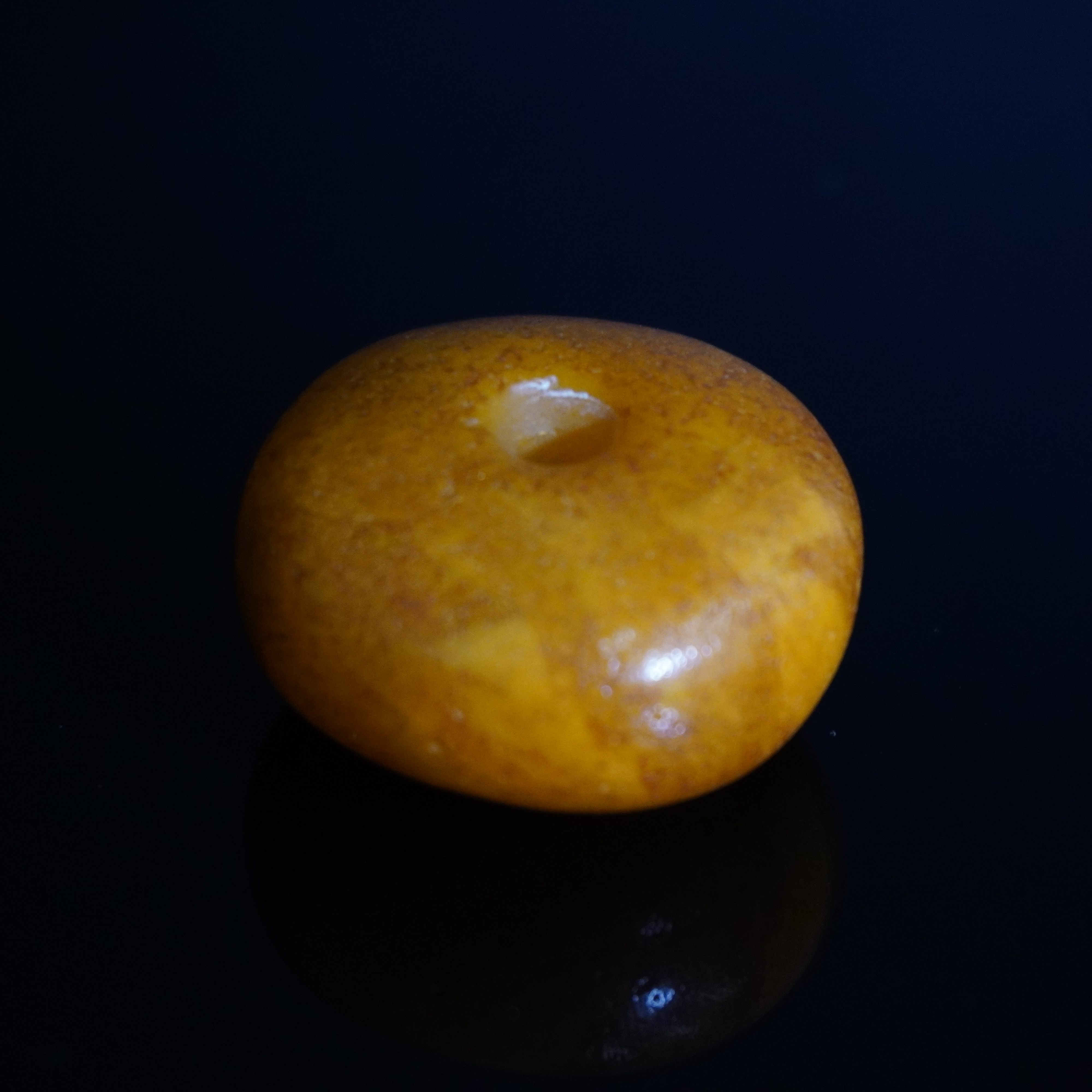 清代蜜蜡珠/016591/收藏/传承/【友谊文物商店】