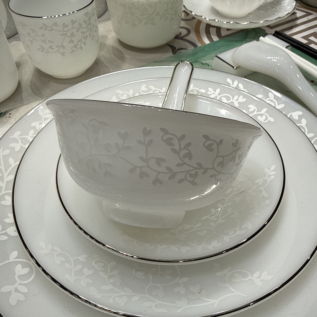 专属自由组合  原矿陶瓷餐具玉瓷