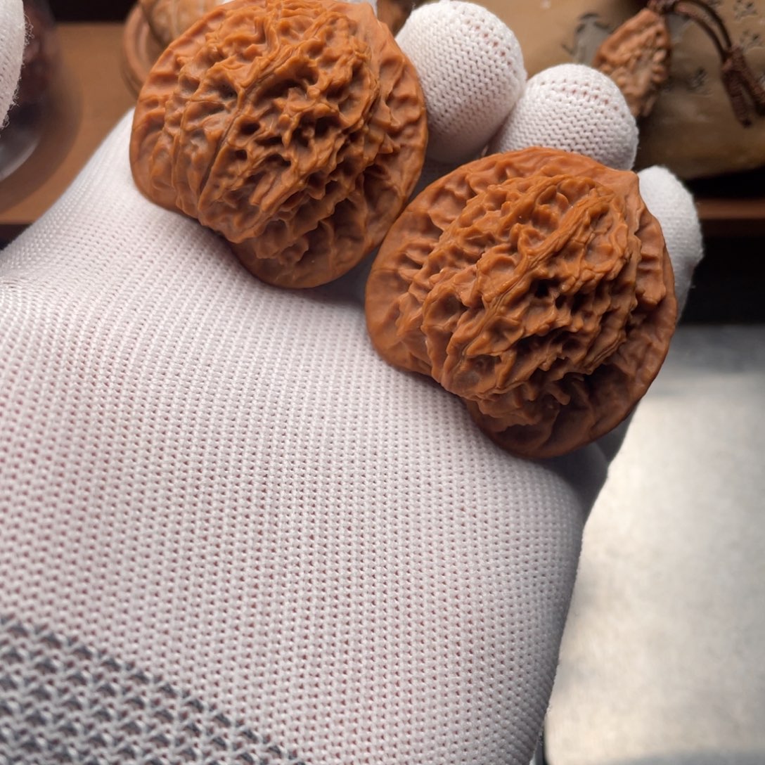 文玩核桃吊坠盘龙纹