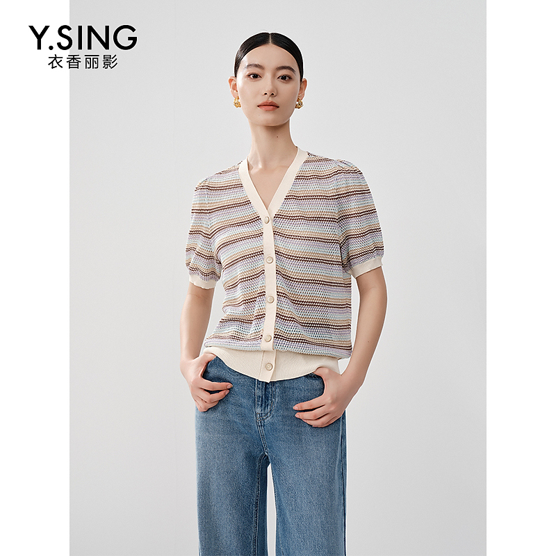 2058【女乔严选】衣香丽影新款毛针织衫130519105