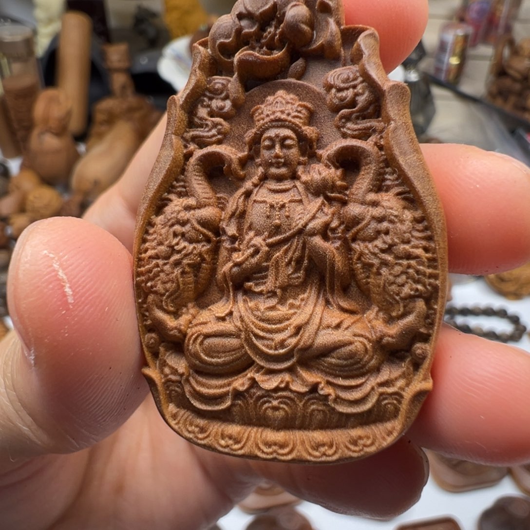 檀香木大势至菩萨老山檀