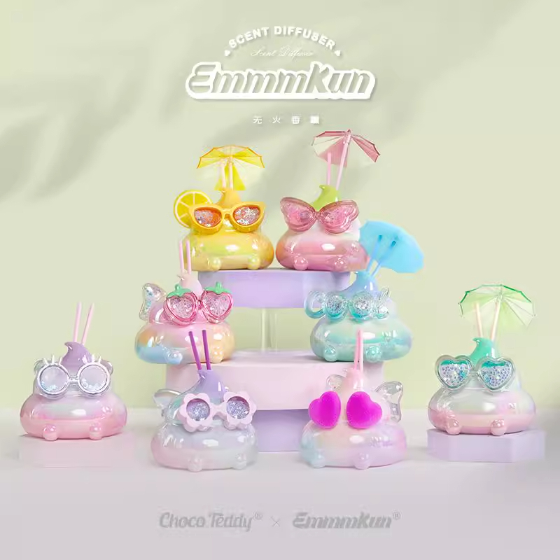 【拆盒】Emmm君（三代）香飘云淡无火香薰系列潮玩盲盒