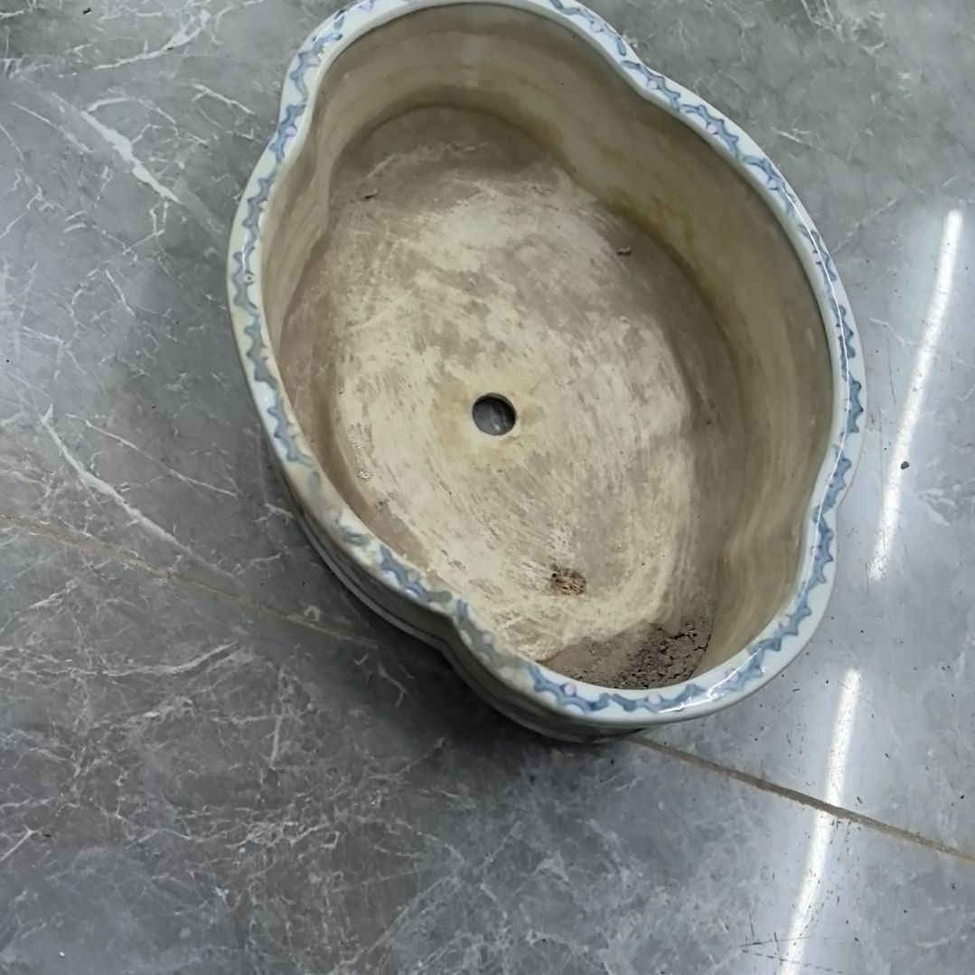 红陶奇*瓷器花盆一个包邮