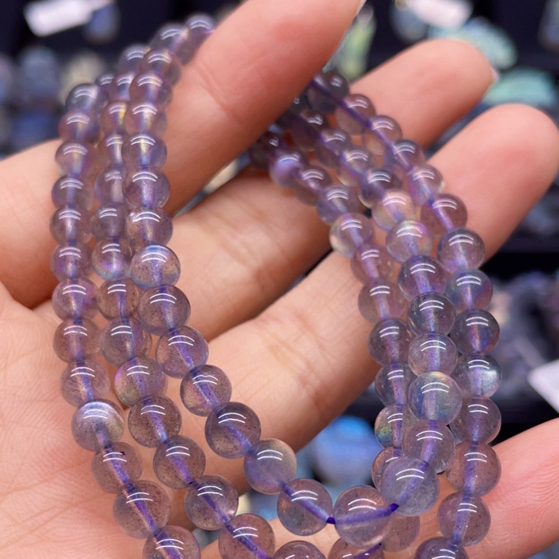 长石手串未镶嵌5.7左右