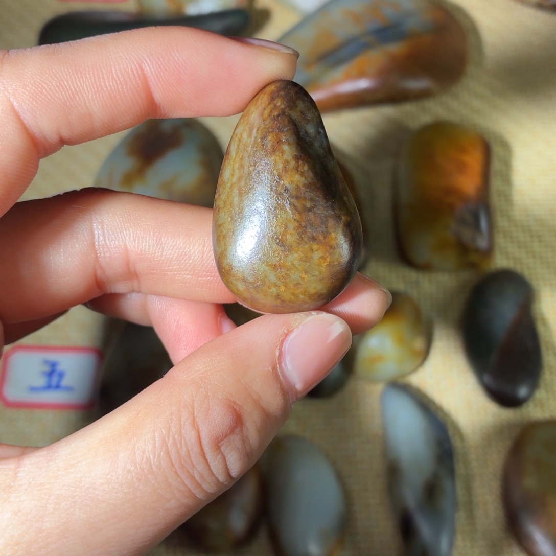 和田玉未镶嵌挂件19g