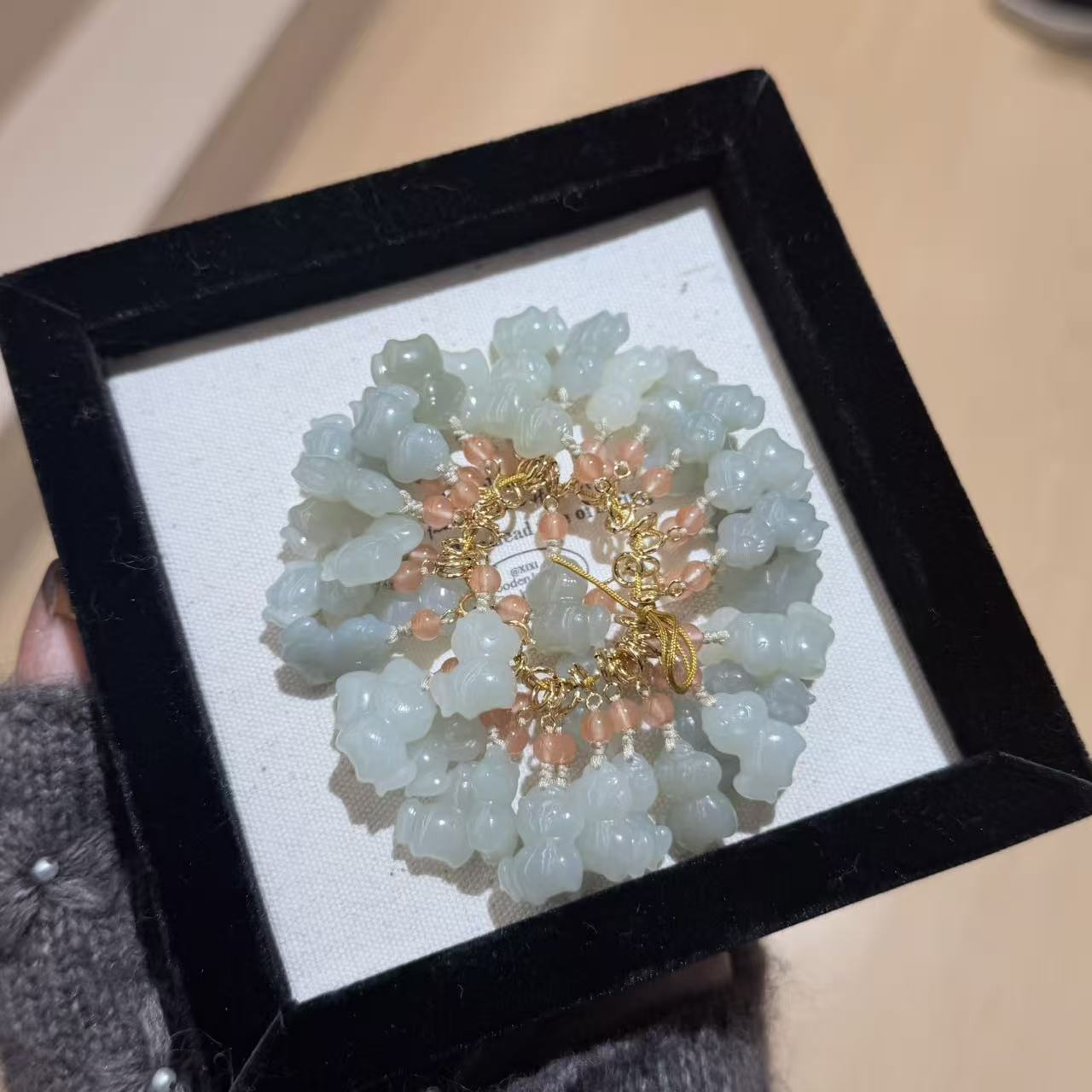 天然和田玉小马万能扣吊坠手机挂（5344）简约百搭多样性发一