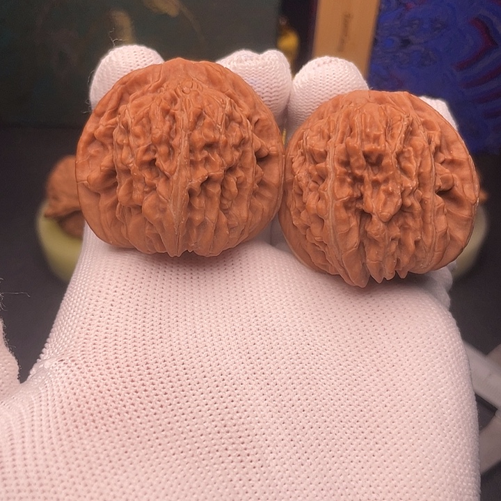 文玩核桃吊坠四座楼