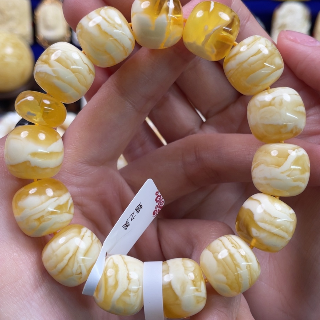 蜜蜡裸石未镶嵌琥珀蜜蜡