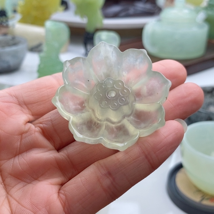 岫玉四大名玉香插未镶嵌