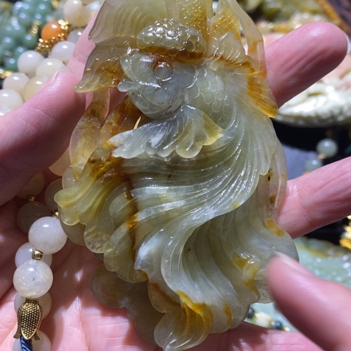 【闪购商品】岫玉毛衣链未镶嵌