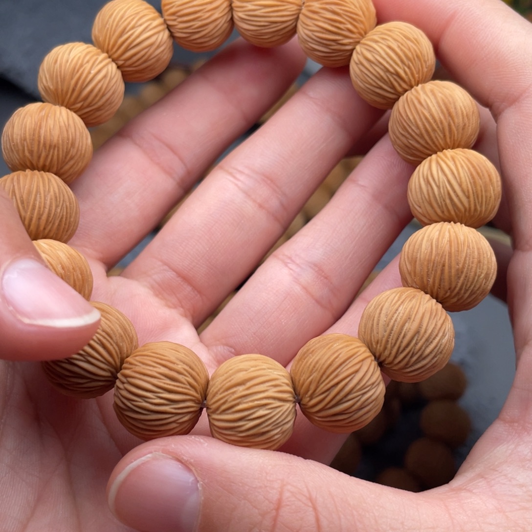 新***始手串猴头核桃金丝