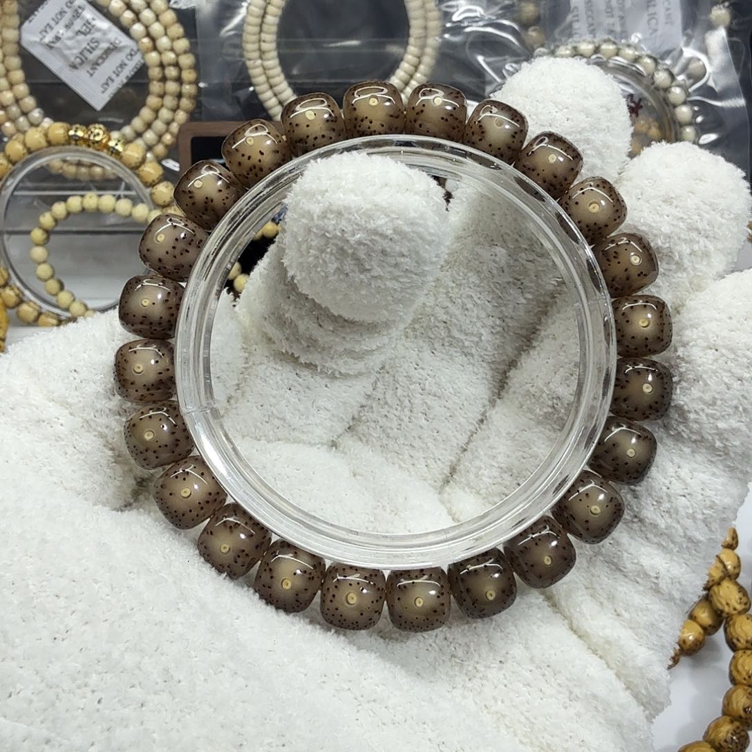 7***期星月菩提吊坠9.5粉冰