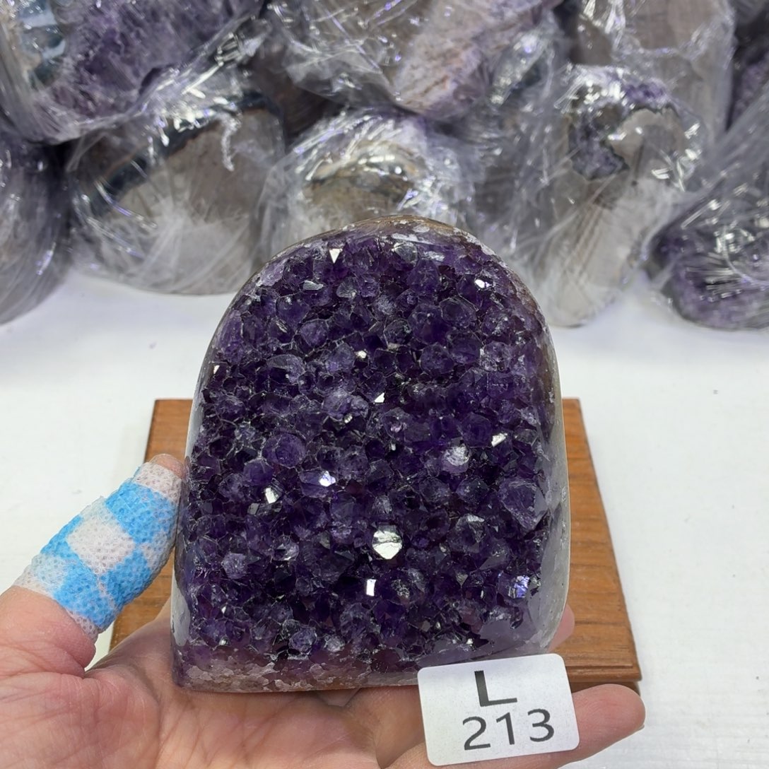 未镶嵌水晶摆件天然紫水晶