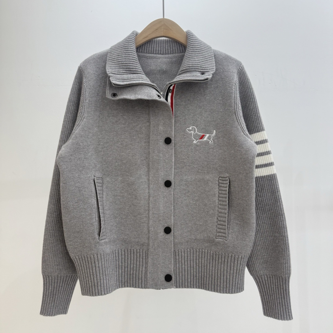 学院风针织棒球服开衫2025秋冬新款翻领长袖重工夹克上衣外套女潮