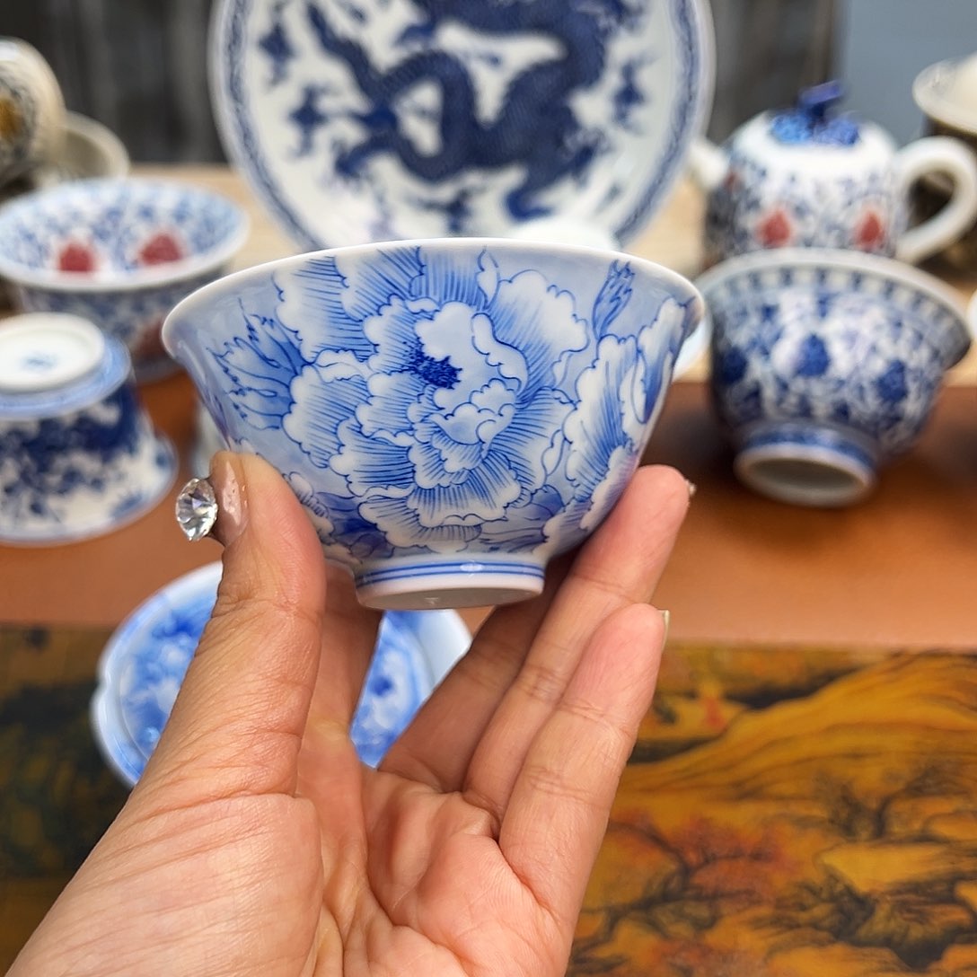 杯景德镇手绘主人杯