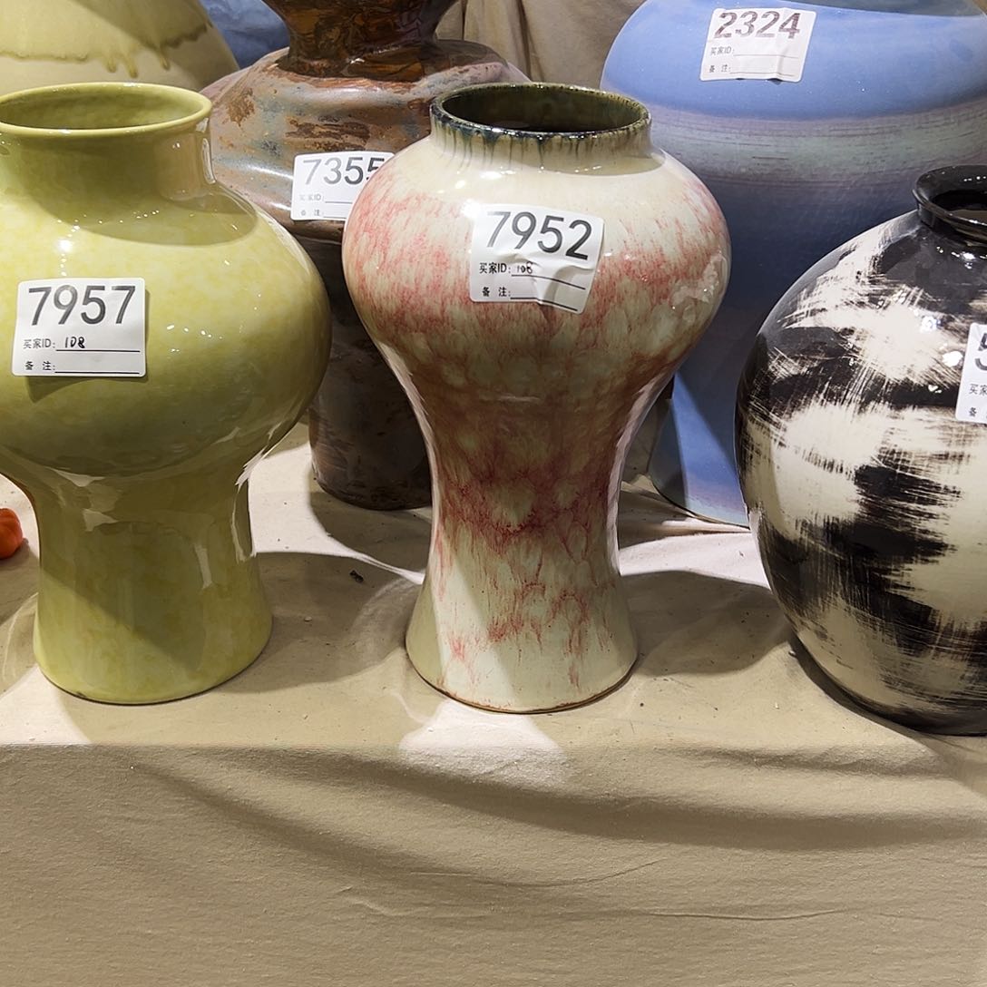 瓶7952高28口8陶瓷花瓶无孔
