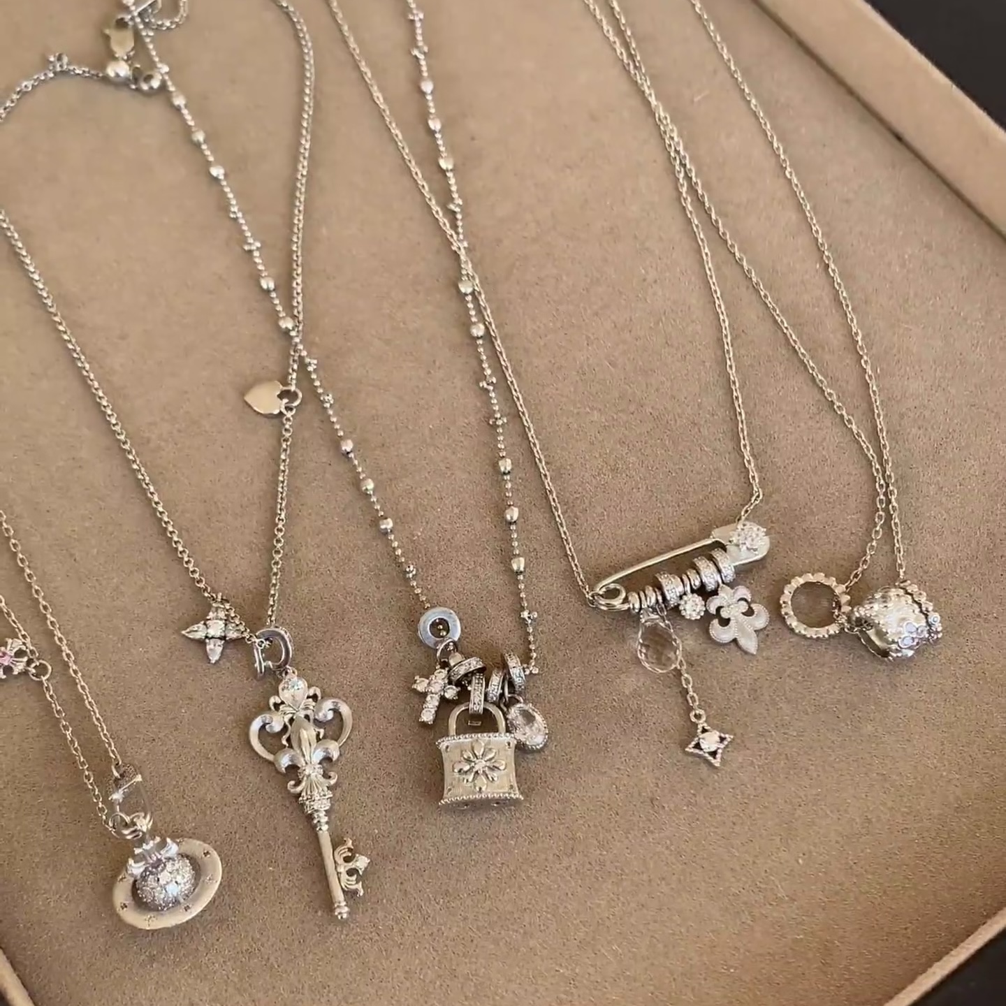 铜合金锆石项链  直播间选款饰品 默认微瑕 NO退NO换