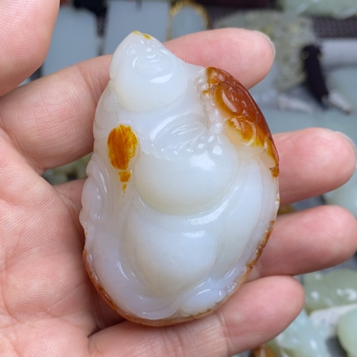 【闪购商品】和田玉（糖玉）颈饰未镶嵌D****P