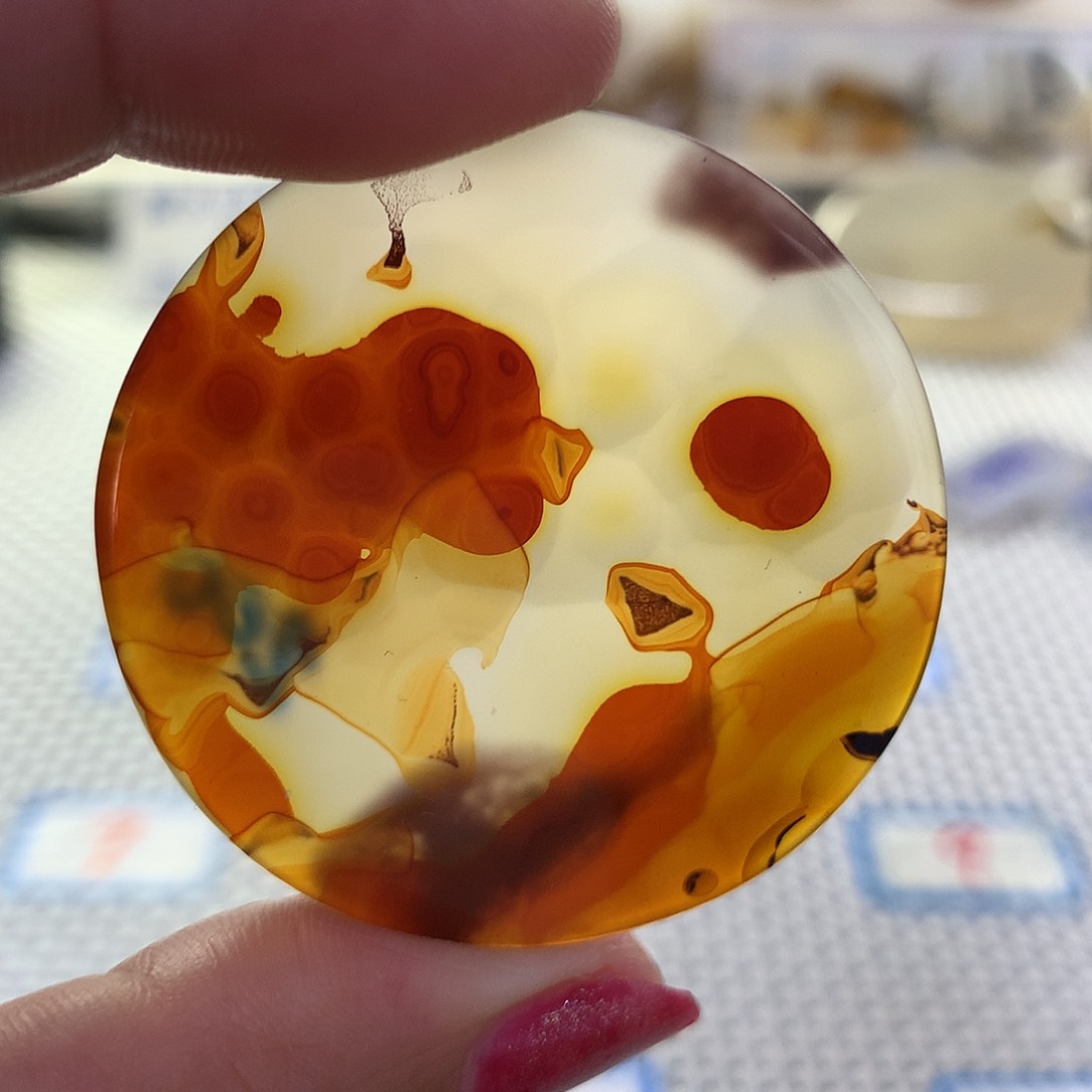 玛瑙/玉髓未镶嵌吊坠(不含链)