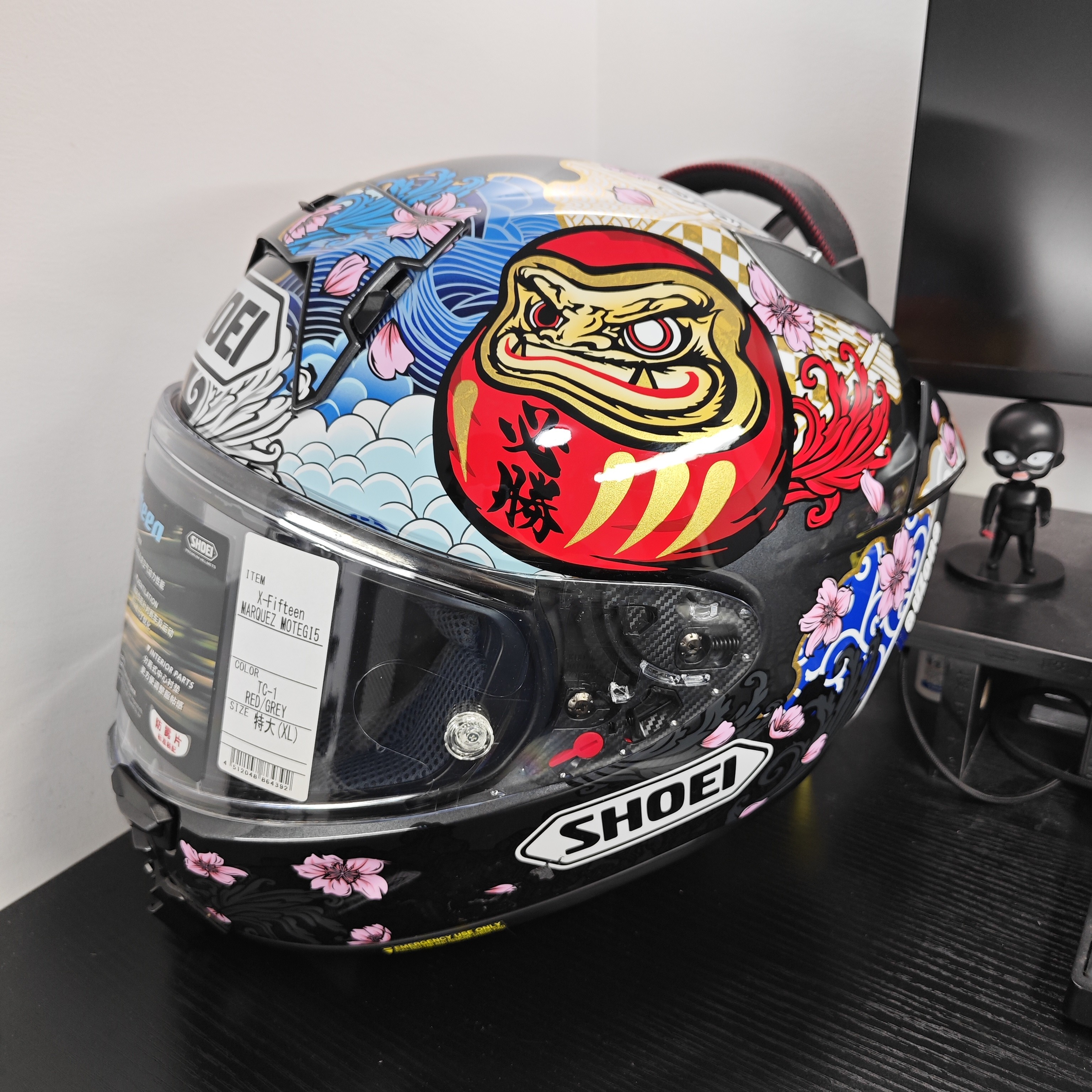 SHOEI X15 招财猫 XL 25出厂赛道摩托车机车四季通用全盔男