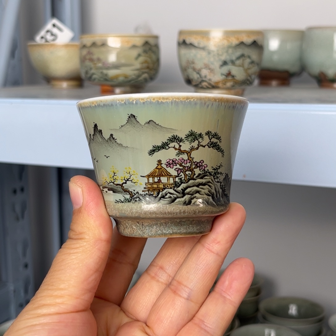 杯子瓷我们观山观水观自在