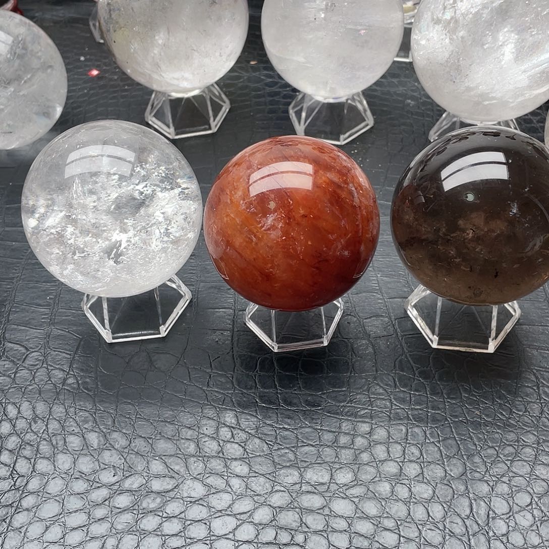 还***假水晶珠宝半成品未镶嵌6