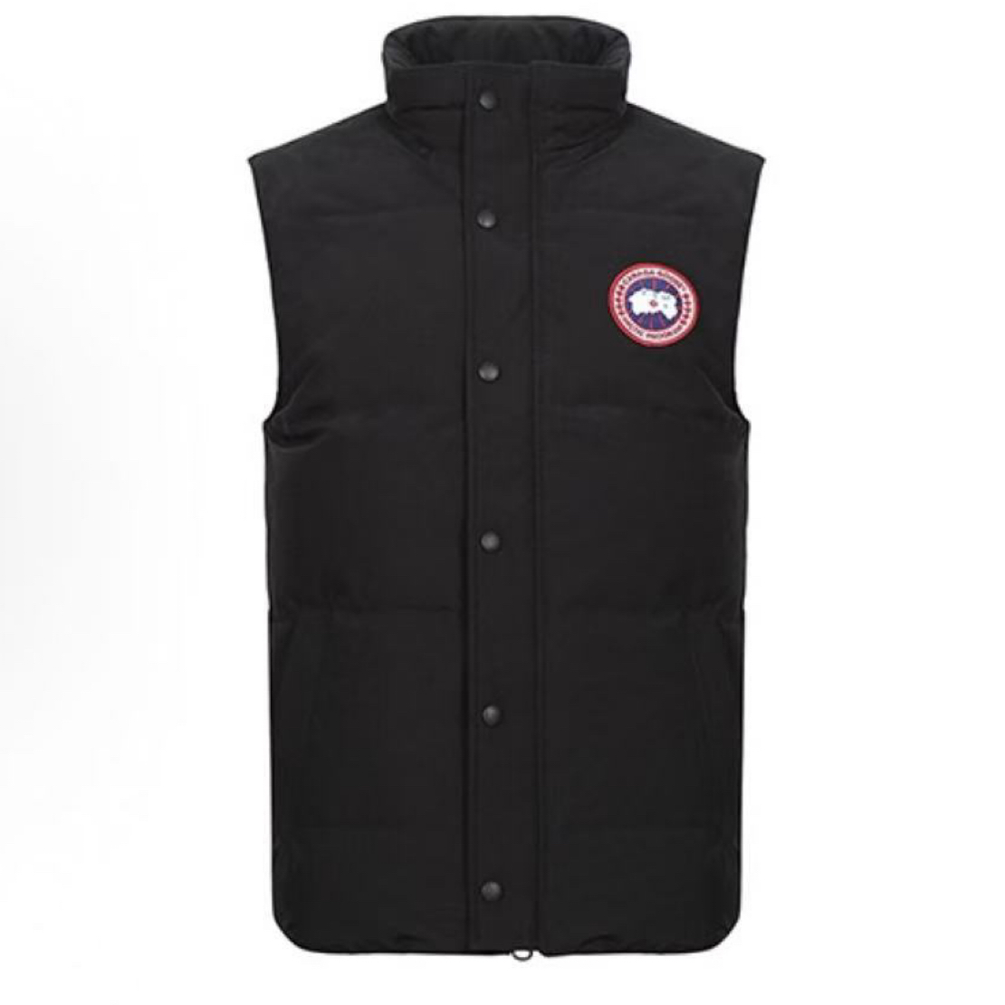 未使用 CANADA GOOSE 远征黑色马甲 XL码 BB10163