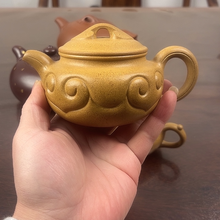 小***虎紫砂茶壶宜兴原矿