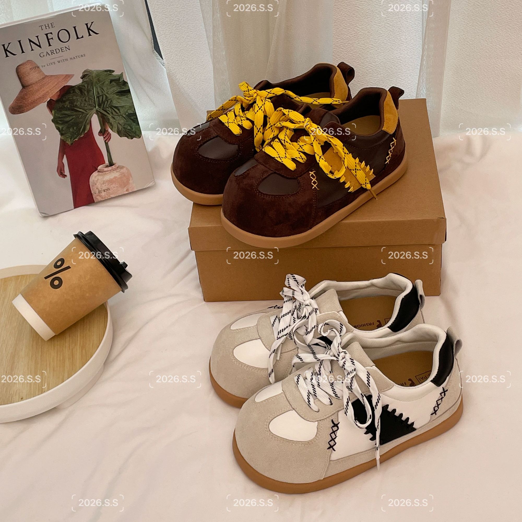 韩系美拉德德训鞋女鞋