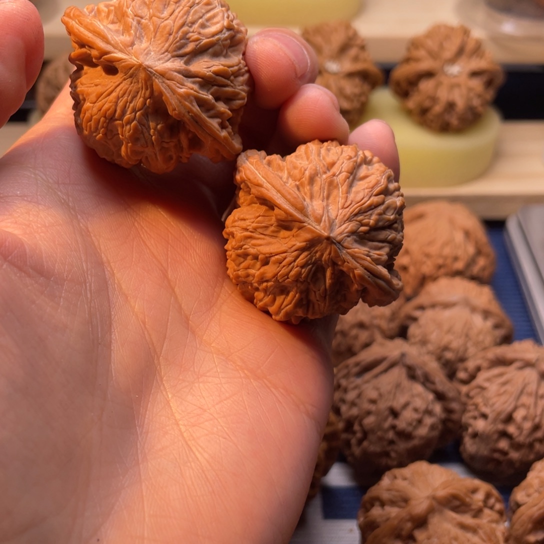 文玩核桃磨盘41+尺