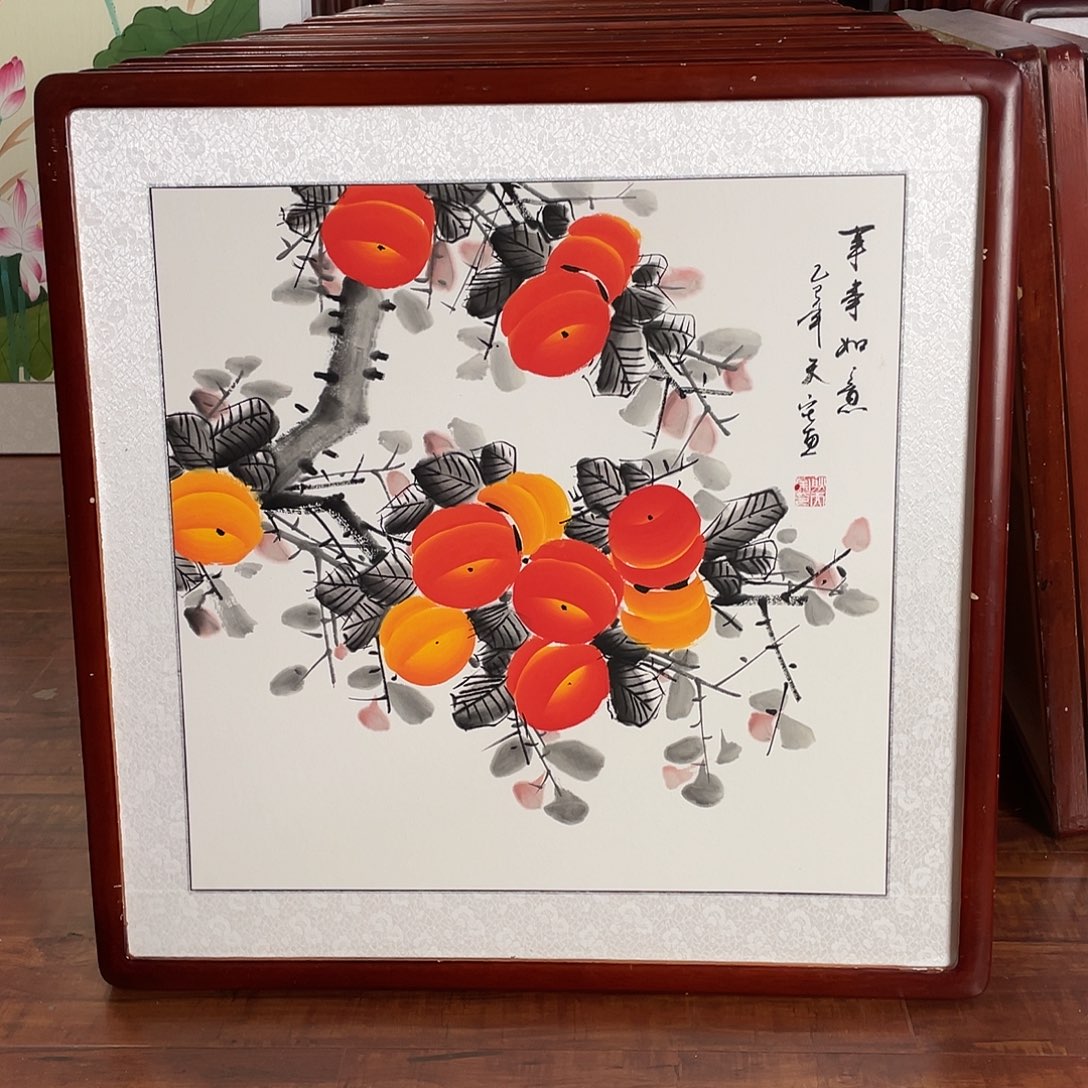 国画带框尺寸63*63厘米
