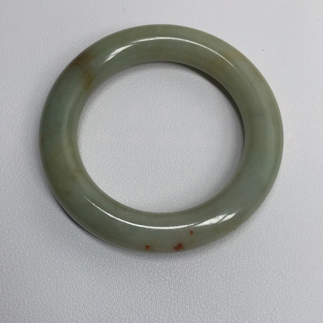 翡翠未镶嵌手镯圈口51.1