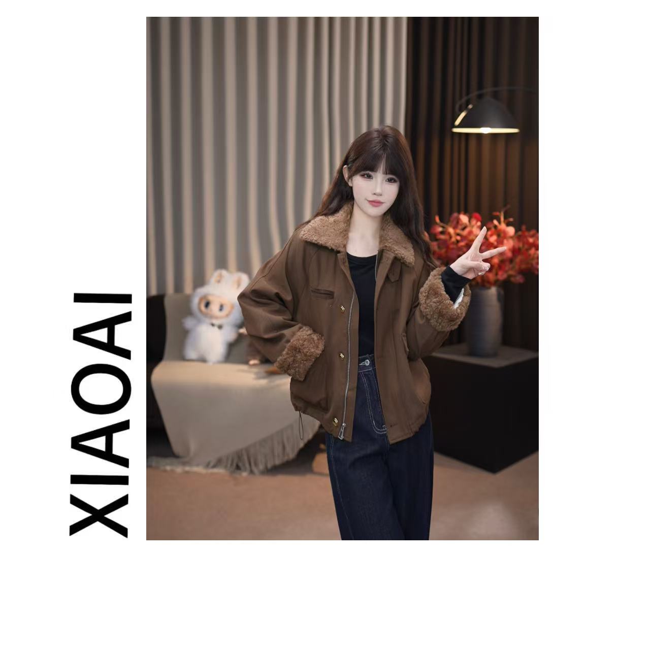 XIAOAI【露丝】高定2025秋冬羽绒新款气质短外套BN25777