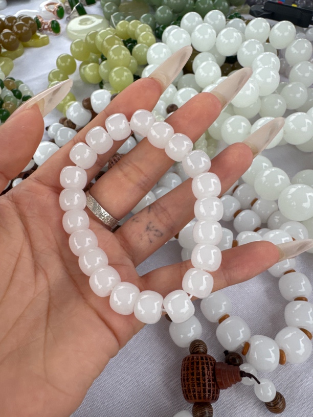 高端精品老型珠手串 白卡10