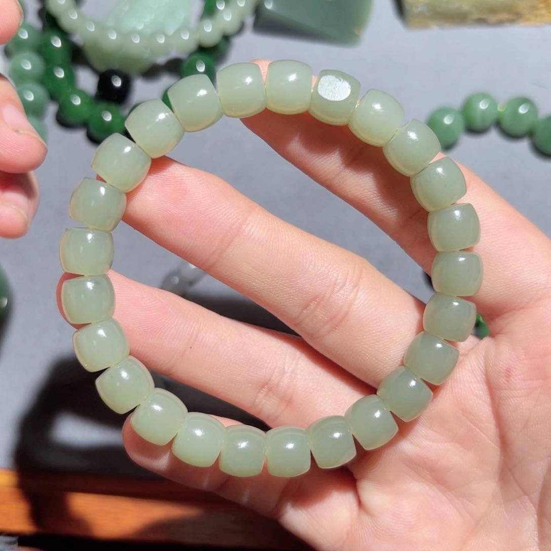 和田玉手链未镶嵌