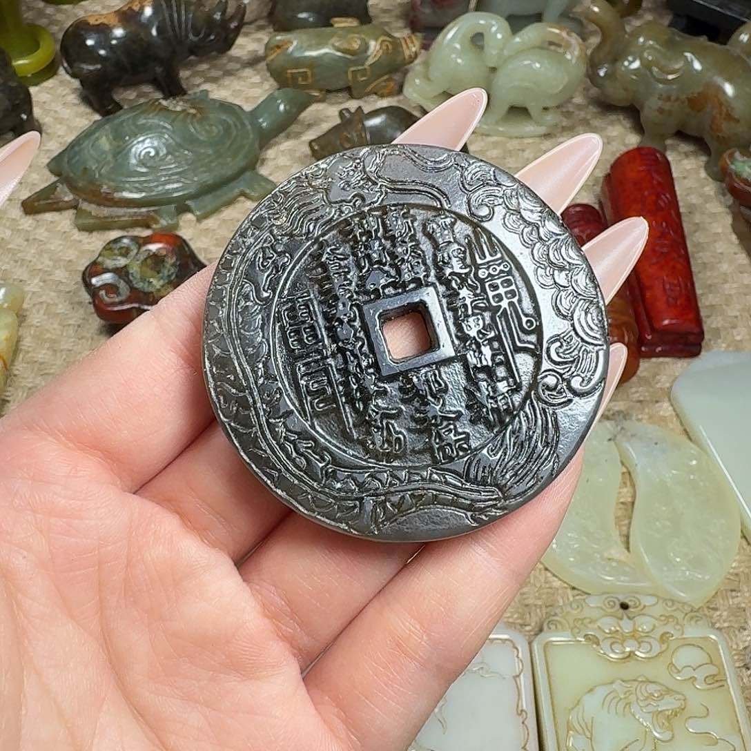 白玉菩提吊坠挂件
