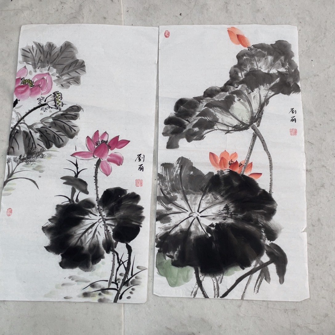 国画刘丽老师绘画