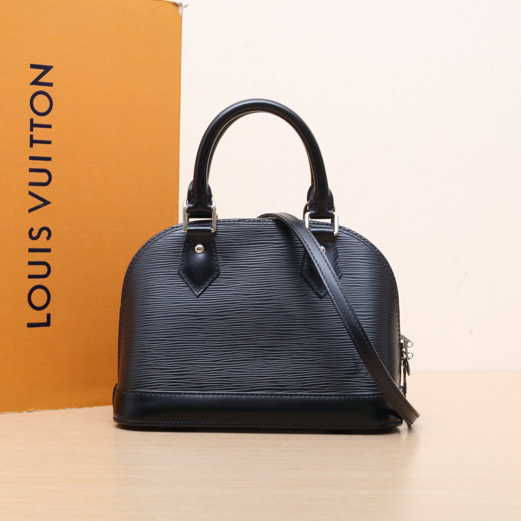 99新 LouisVuitton/路易威登 花花 贝壳包 BB 23.5 EPI水波纹牛皮