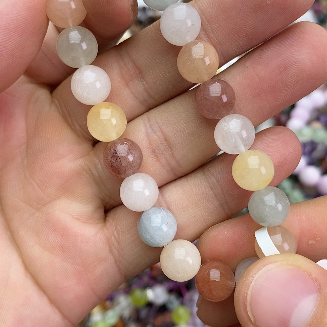 水晶未镶嵌手链手链