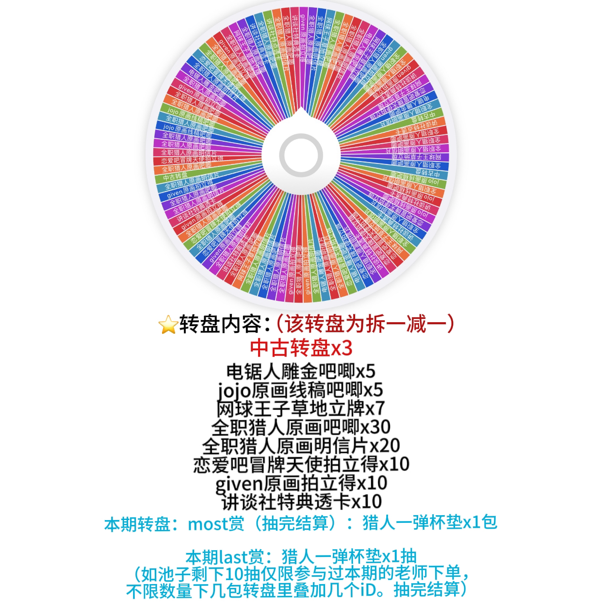 （盲盒代拆）100抽 原画谷子谷子合集 中古混池子 盲盒