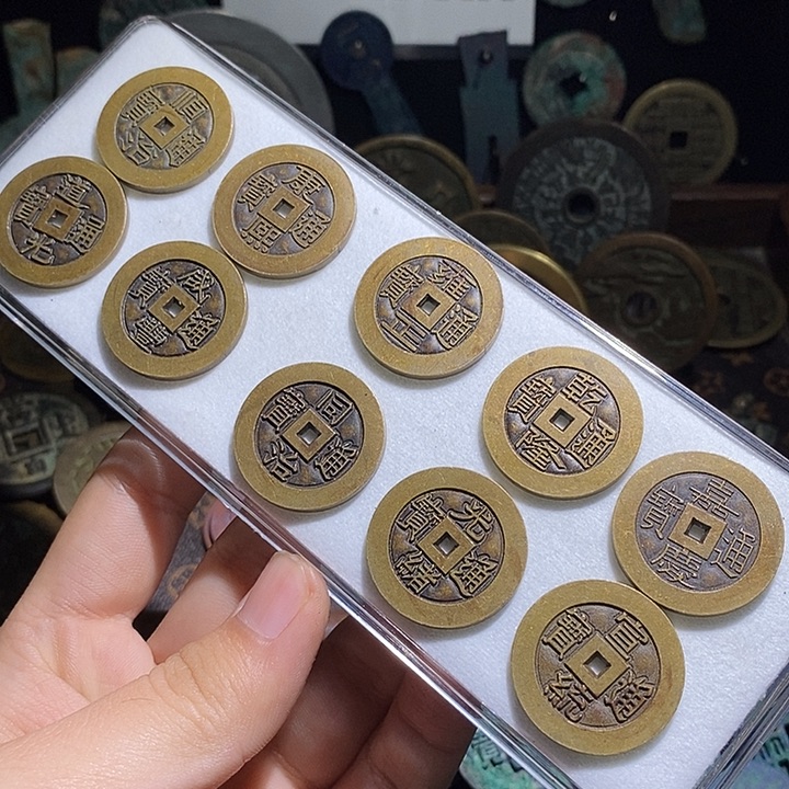 铜现代花钱工艺品工艺品