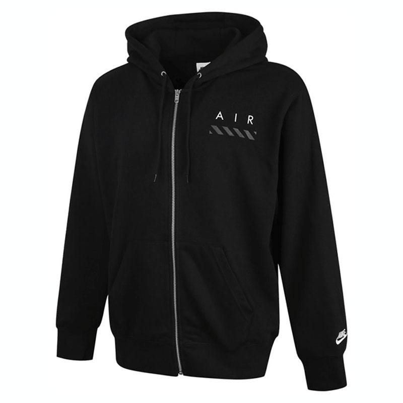 NIKE耐克男子 NSW CLUB FZ HOODIE FT GCE针织连帽外套IB5469-010