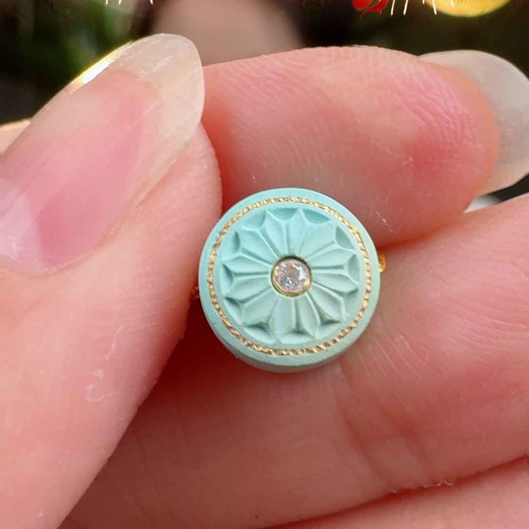 绿松石珠宝奇石未镶嵌