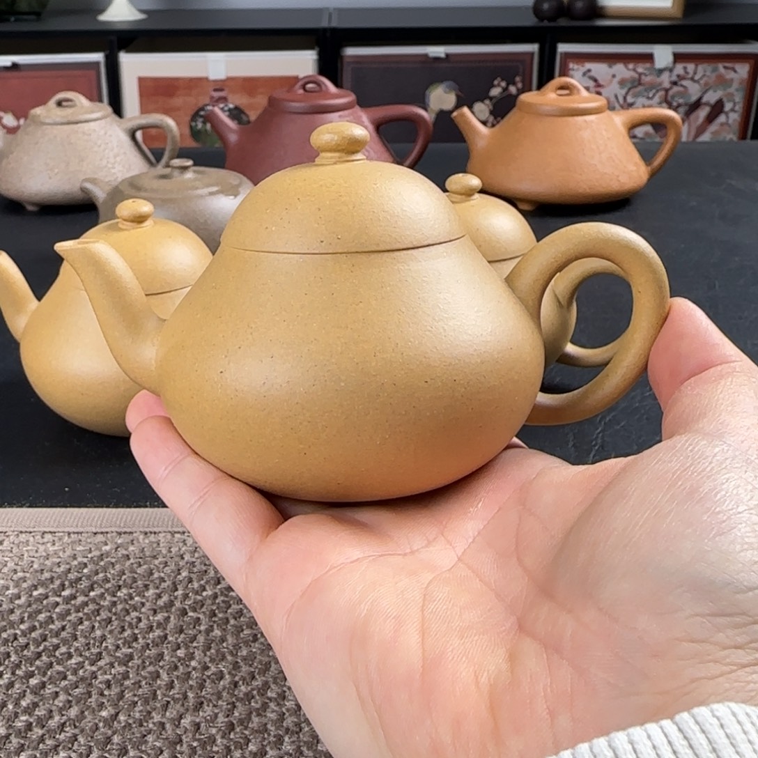 是***呀茶壶紫砂微瑕梨形
