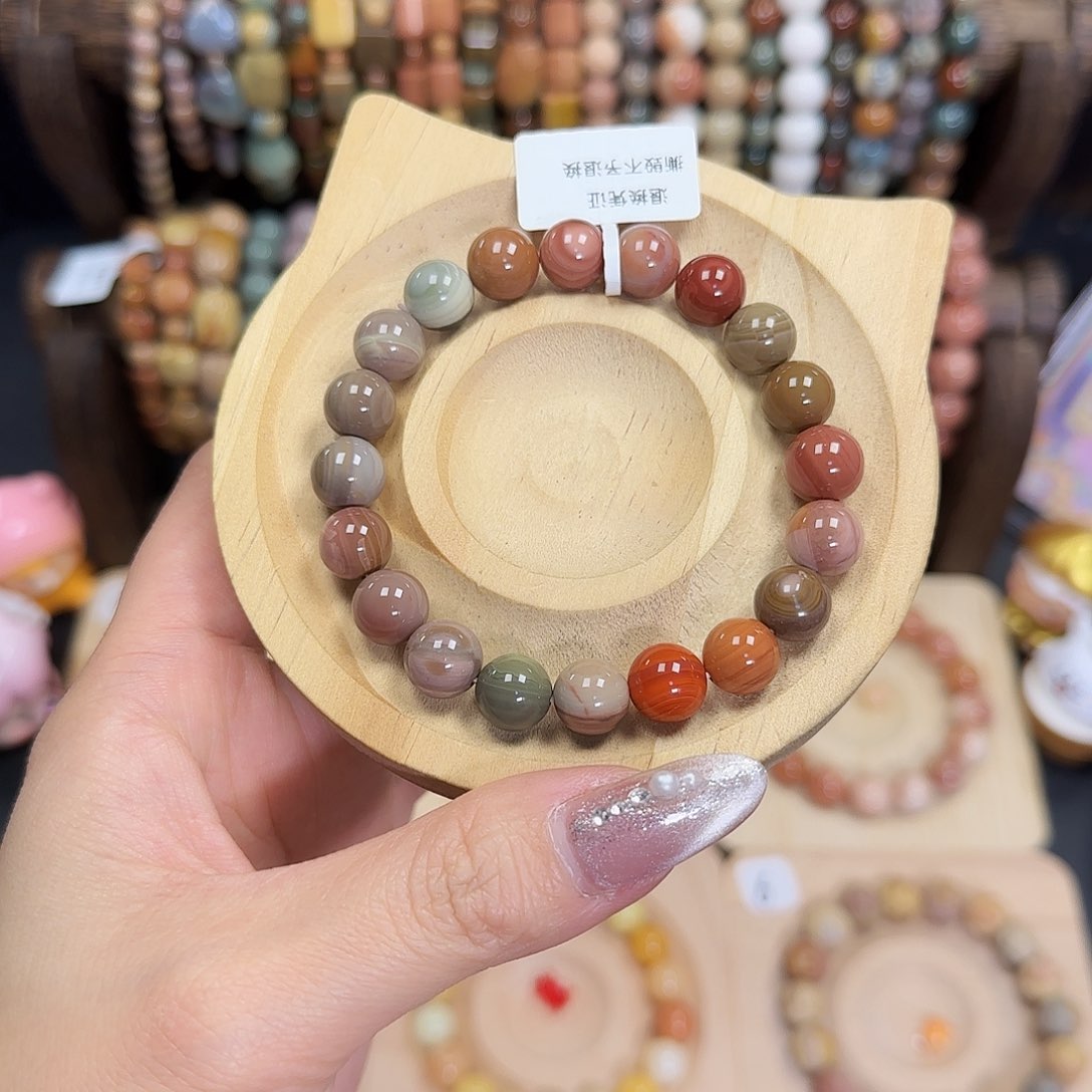 玛瑙/玉髓手链合金30