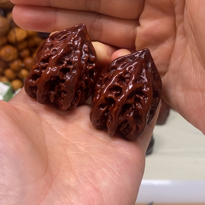 文玩核桃吊坠八棱官印秋子42