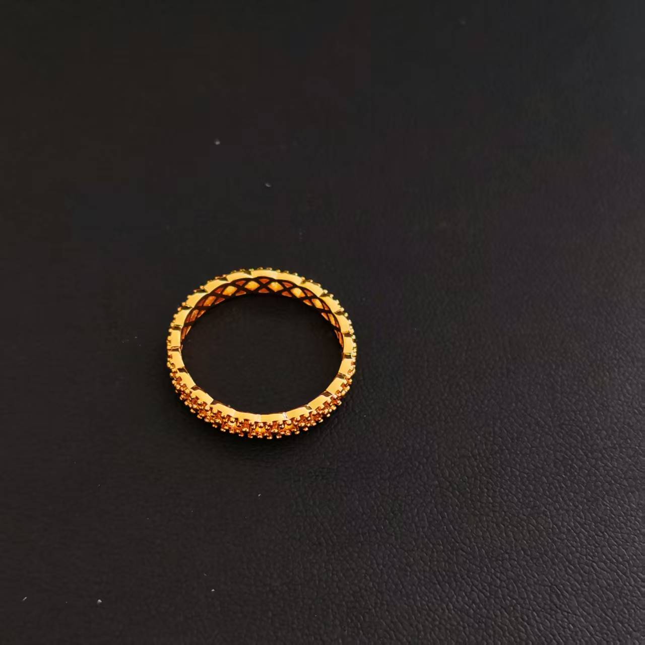 非金属珐琅戒指 气质轻奢时尚百搭简约精致戒指ZJD216595