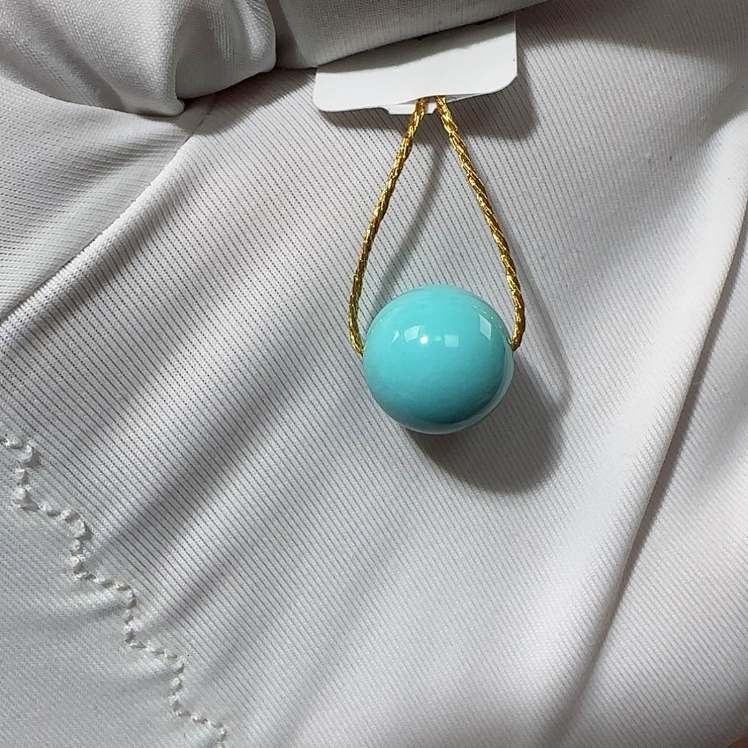 绿松石未镶嵌10mm➕单珠