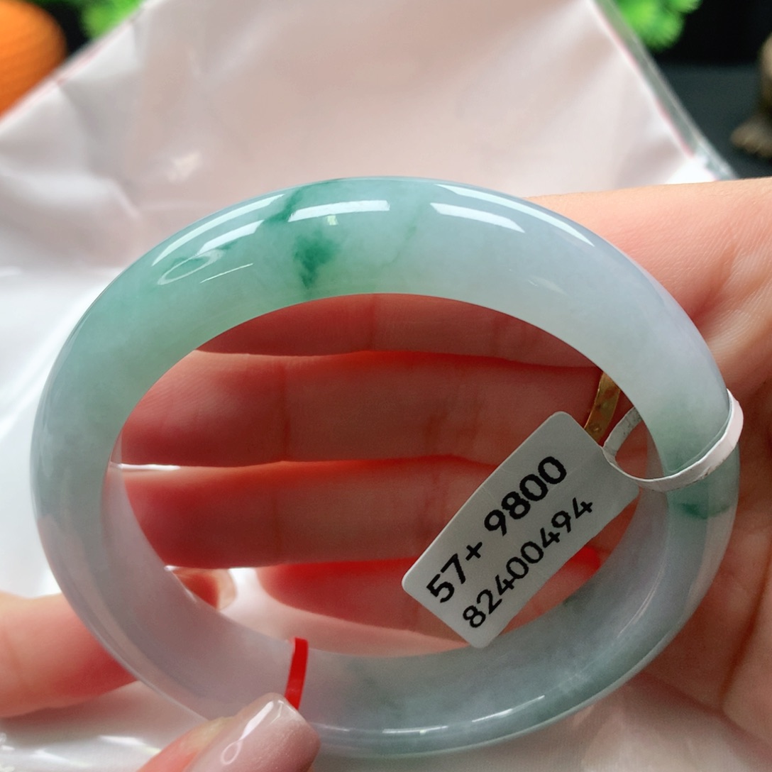 翡翠手镯未镶嵌57 57 57