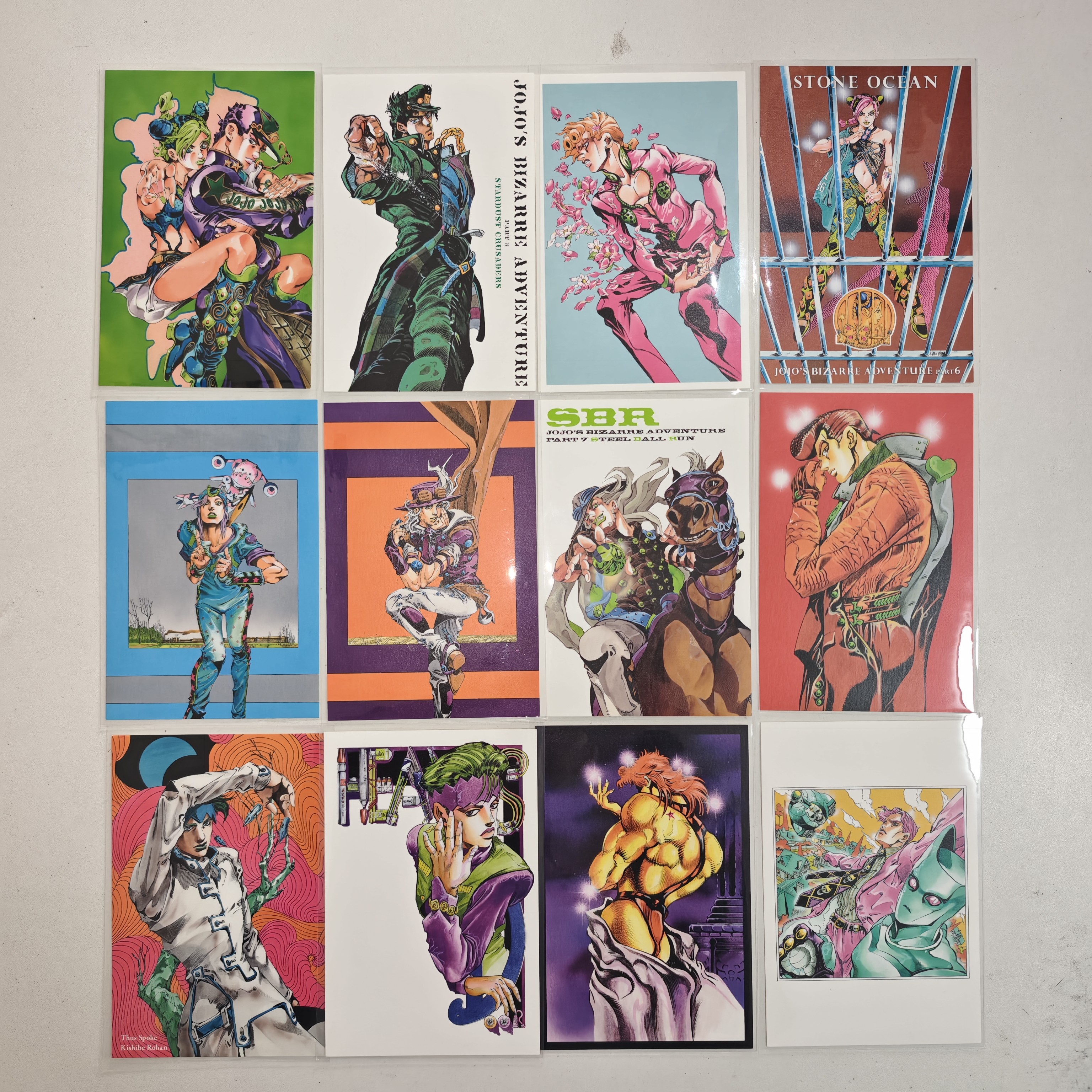 jojo的奇妙冒险105明信片背抽